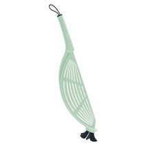 크리 에이 티브 플라스틱 쌀 씻어 드레 이너 배수 바구니 씻어 쌀 필터 누출 방지 배플 깔때기 항아리 주방 가제 냄비 사이드 드레 이너, Type2LightBlue