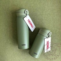 (1+1) 써모스 보온 보냉 원터치 텀블러 물병 등산 낚시 어린이집 어린이 유치원 보틀 퀵오픈 350 500, 350+500 (2ea), 그린
