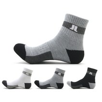 (남성용/2중바닥) JJ링글 단목양말/6켤레 스포츠양말 두꺼운양말 골프양말 국산100%, 02_그레이-6켤레