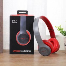 밥쇽 Kebidu HD 사운드 유선 접이식 헤드폰 (마이크 오버 이어 포함) 베이스 하이파이 음악 스테레오, 07 Bluetooth 5.0