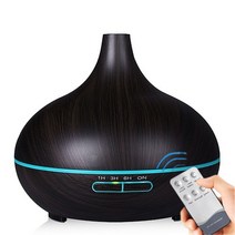 대용량 초음파 가습기 원격 제어 전기 아로마 550ML 에센셜 오일 디퓨저 색상 LED 램프 미스트 메이커 자동차 홈, 04 02  Remote control_03 우리에게