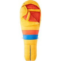 마모트(Marmot) 네버 써머 침낭 - 남성용 3계절 동계 243773, Solar/Red Sun, Regular
