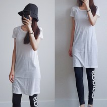 나날샵 빅사이즈 운동복)요가복 헬스복 필라테스복 여름반팔티 면반팔티 여름신상 여성의류 반소매