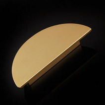 에스와이유통 2구손잡이 반원 골드도장, 1개