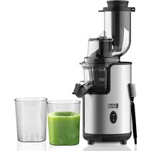 LIFETIME Slow Juicer 스테인리스 스틸 비건 착즙기 주서기, 프리미엄