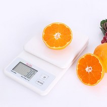 아쿠바 디지털 주방저울 미니 화이트 1000g 측정가능