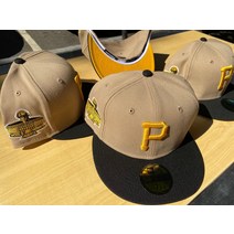 뉴에라 Exclusive 파이어리츠 CUSTOM MLB 59fifty 클럽모자 피츠버그RARE GOLD