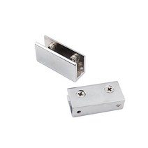 유리선반 샤워부스 욕실칸막이 유리브라켓 사각 대-사이즈 12mm, 1개
