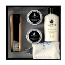 파마코 슈케어 세트 구두 광내기 크림 방수 구두솔 XL, 슈케어세트 XL