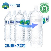 [스파클 무라벨] 스파클 생수 2리터×72병, 단일옵션