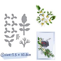 금속 절단 다이 꽃 2022 스크랩북 카드 만들기 종이 DIY 컷 엠보싱 장식 펀치 공예, 01 1_01 cutting die