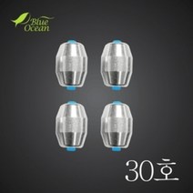 블루오션 푸른봉돌 구멍추 관통형추 1호~30호, 25호