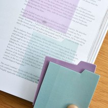 모이스트인덱스잇 M (반투명 점착 메모지)/필요한곳에중요표시 투명메모지 점착메모, 퍼품하트노트