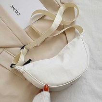 반달 모양 캐주얼 크로스백 여행 소지품 보조 가방 코디 여성 메신저백 반달 모양크로스백 사이
