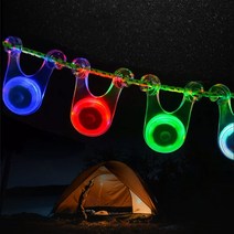 캠핑 안전 용품 타프 텐트 LED 스트링가드, 레드