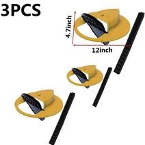 버킷돌리 VIP 슬라이드 버킷 뚜껑 마우스 쥐 트랩 플립 호환 가능 빠른 위생 쥐덫 포수 # g3, 05 Yellow 3PCS