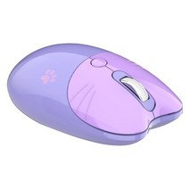 H7EC 무선 마우스 2.4G 슬림 USB 수신기 휴대용 모바일 컴퓨터 PC 노트북 데스크탑, [02] Purple
