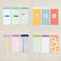 예닮 마음담은 봉투 A-D 돈봉투 용돈봉투 명절 추석돈봉투 설날 감사 예쁜 답례 축의금 부모님용돈 팬시 각대 서류 봉투제작 봉투인쇄 돈봉투제작, C(60매)+D(60매)