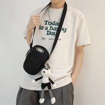 유니크한 디자인의 작업복 스타일 캐주얼 백팩 남성용