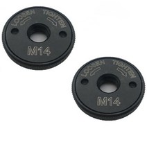 슬라이딩 각도 절단기 고속 M14 앵글 그라인더 잠금 너트 보쉬 메타보용 퀵 릴리스 잠금 플랜지 너트 고정, 07 C 2pcs