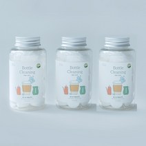 노블팜스 텀블러 발포 세정제 30개입 한알에 5g 3병 90개입