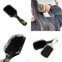 두피마사지 쿠션 헤어 사각 브러쉬 빗 소, 랜덤