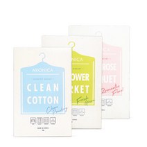 아로니카 센티드 옷장방향제 2+1 데이필데이 샤쉐 18g x 3 종이방향제, 화이트로즈부케18gx3P