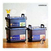 1+1 락앤락 숨쉬는 누름 김치통 9.5L 11L 14L, 락앤락 숨쉬는김치통_875BDG (14Lx2개)