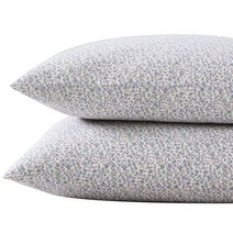 Laura Ashley Home - 표준 베개 커버 세트 통기성 퍼케일 면 침구 선명하고 멋진 홈 데코 (러브스톤 핑크 2개)