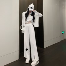 HQINT 여성 투피스 단품 캐주얼 상하세트 치마 니트세트 니트투피스 정장 세트 바지 정장세트 가을 봄 ZB-214286