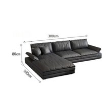 아쿠아텍스패브릭소파 패브릭소파4인용 2인패브릭소파 1인패브릭소파 3인용쇼파 3인용소파 팔걸이조정가능 와이드소파 이탈리아 미니멀리스트 크림, K