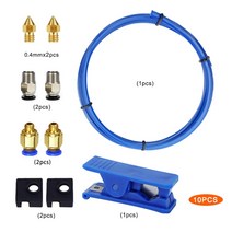 테프론튜브 테프론 호스 10pcs 3d 프린터 키트 보우덴 튜빙 1m ptfe 튜브 공압 커넥터 creality ender 33 v2pro 용 염소 자리 튜빙 점적테이프