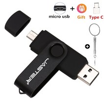뜨거운 판매 TYPE-C USB 2.0 Pendrive 64 기가바이트 32 고속 펜 드라이브 플래시 디스크 안드로이드 스마, 01 Black_02 8GB
