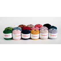 쿨링X 낙양모사 면실 소품실, 20 다크민트