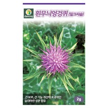 눈개승마 1g - 씨 씨앗 눈개승마씨 눈개승마씨앗 나물 나물씨앗 채소씨 채소씨앗 능개승마, 03_다농_흰무늬엉겅퀴(2g)
