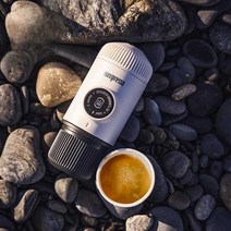 커피머신 수동 사무실 가성비 반 자동 에스프레소, 클래식 블랙 + 캡슐  + 커피 가루 버전