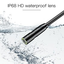 내시경카메라 배관내시경카메라차량용 P10 1080P HD 내시경 카메라 2.8 "IPS 디지털 배관 검사 하수, 03 8.0mm Lens Diameter, 02 5m