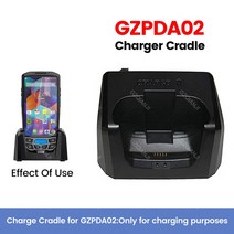 바코드 스캐너 인식 리더 GZPDA05 PDA 바코드 스캐너 전용 충전 크래들 핸드헬드 안드로이드 9.0 2G 16G, 02 GZPDA02Cradle_03 UK
