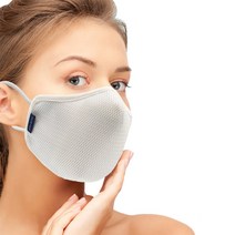 [이온플러스] 숨쉬기편한 여름용마스크 빨아쓰는 새부리 3D입체 면 천 항바이러스필터, 여름용 화이트 중형, SB 항바이러스 필터 벌크형 5M필터, 피톤치드 스프레이, 1개