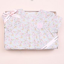 밍크뮤 [밍크뮤]PK)쁘띠플라워반팔우주복 33370-041-12