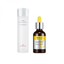 [국내정품][미샤] 타임 레볼루션 더 퍼스트 에센스 5X 180ml+비타씨플러스 탄력 앰플 40ml