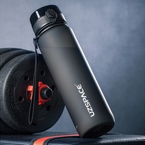 새로운 500/800/1000ml 스포츠 물병 BPA 휴대용 누출 방지 셰이커 병 플라스틱 음료 용기 투어 체육관 배송 항목, [05] 1.0L, [01] Fantasy Red