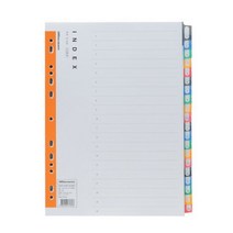바인더인덱스 PP 20분류 OfficeDEPOT, 단품없음