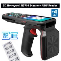 바코드스캐너 휴대용 UHF NFC 1D QR 데이터 창고 재고 관리 4G 4 2D, 1.빨간 - 미국