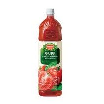 칠성 탕비실 손님대접 가족간식 델몬트 토마토 주스 과즙음료 과일주스 생과일 1.5L 6개, 24세트