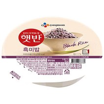 햇반 흑미밥, 210g, 4개