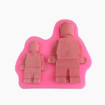 수제2구 장난감 로봇 몰드 H-18 모양틀 클레이 제빵 실리콘 몰드