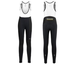 치즈사이클링 여성용 프로텍션 딥 윈터 빕 타이즈2 (Elastic pad) 기모 방한 방풍 한겨울