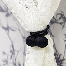 암막 거실 마그네틱 자동 커텐 묶기 끈 아이방 커튼 자석 타이백 홀더
