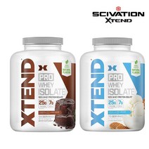 엑스텐드 프로 웨이 아이솔레이트 64서빙 2.3kg 프로틴 초코맛 바닐라맛, 초코렛 라바 케이크맛, 1개